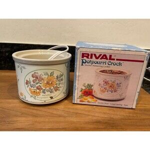 Rival Potpourri Crock Pot Vintage wildflowers